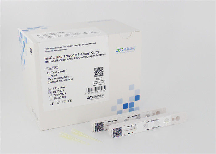 8mins Hs CTnI Cardiac Marker Test Kit الفحص الديناميكي الفلوري المتجانس