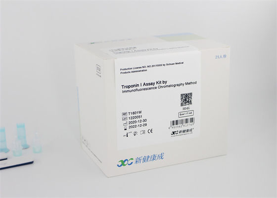 طقم اختبار ماركر الدم القلبي في POCT 40ng / ML CE محلل التألق المناعي